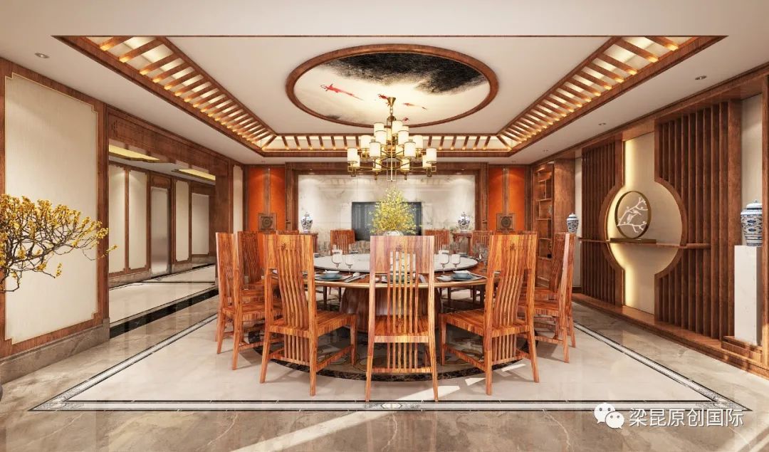 国宾壹号别墅 | 传统与时尚融合的中式设计-18