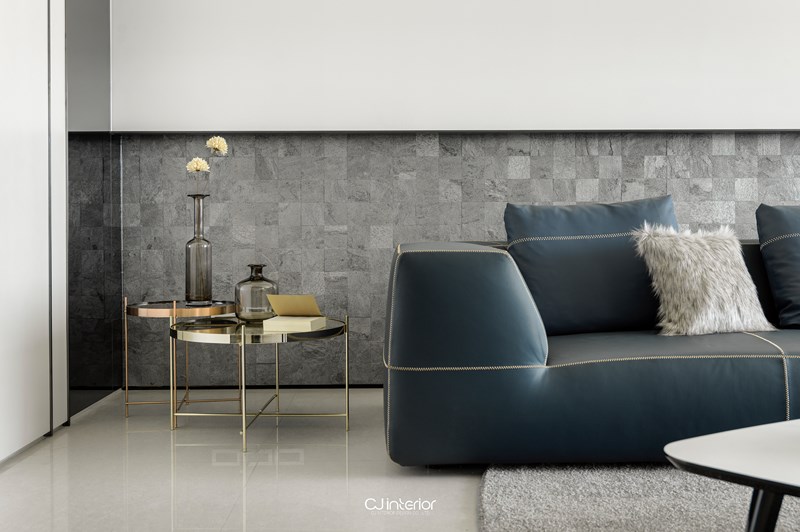 知音乐——冷色调住宅  长景国际设计-2