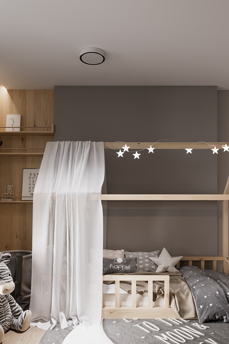 95㎡高级黑色系公寓设计 超多细节-17