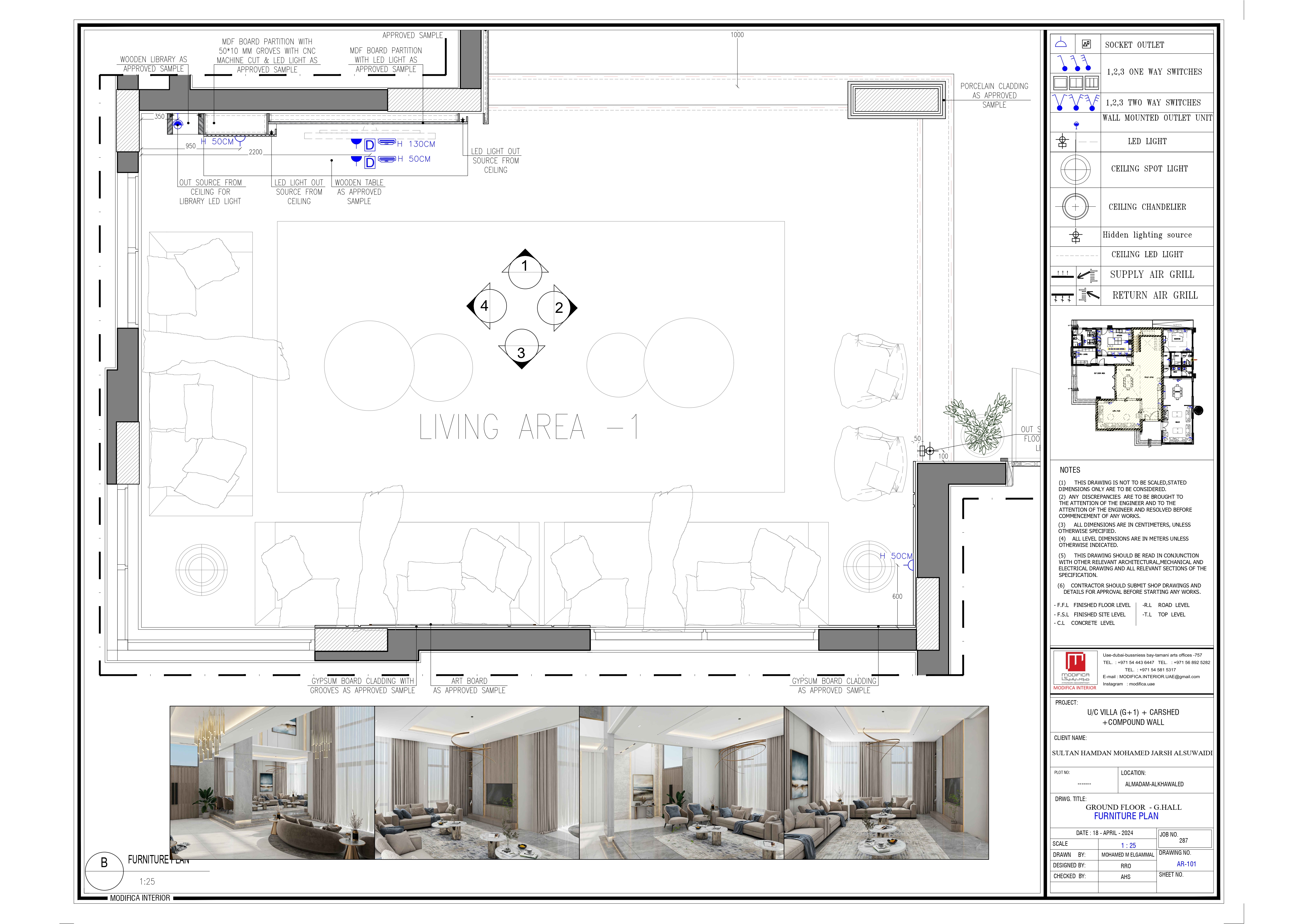 地面大厅商店图纸丨阿联酋丨MOHAMED M ELGAMMAL-8