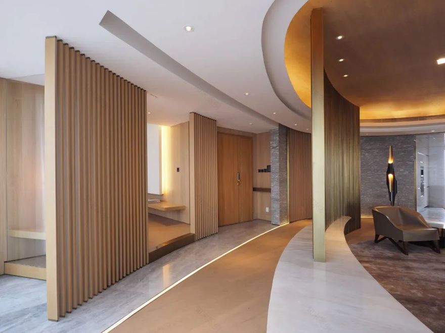 厦门恒禾七尚蔡府 | 弧形美学营造优雅私人住宅-11