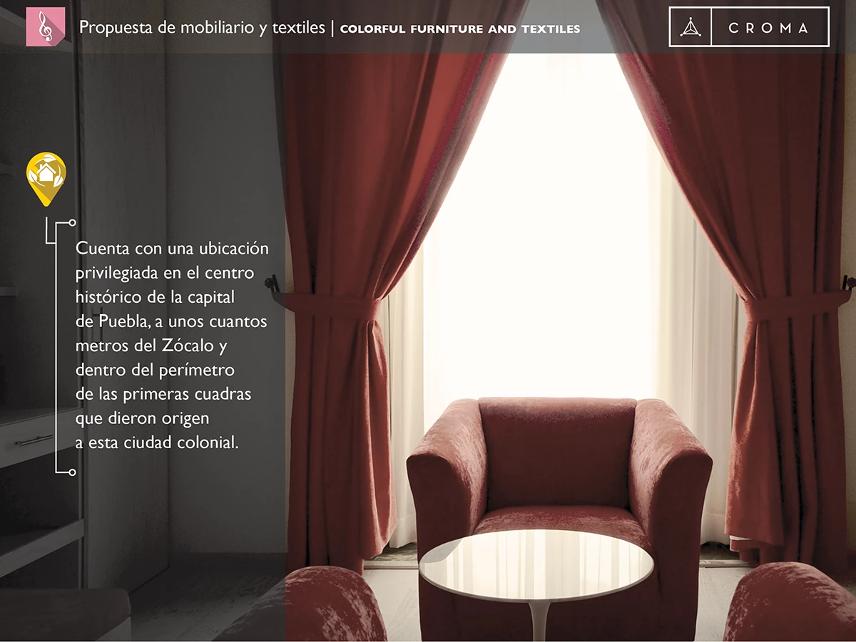 墨西哥风情酒店设计 · Croma Arquitectura 的 Andante Puebla-8