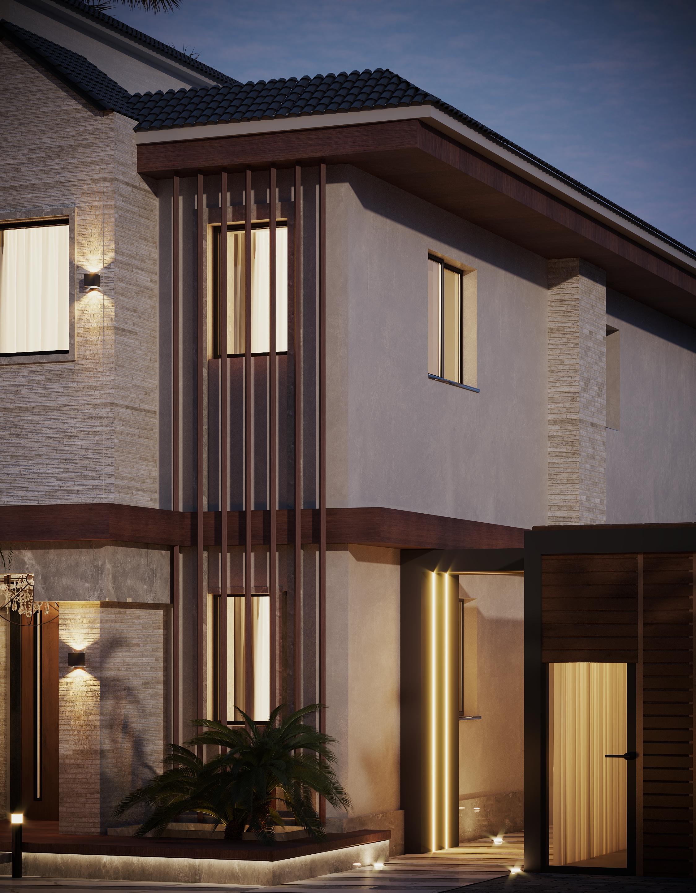 Rehab Villa 室内可视化设计丨Taj DesignSherif Helal-9