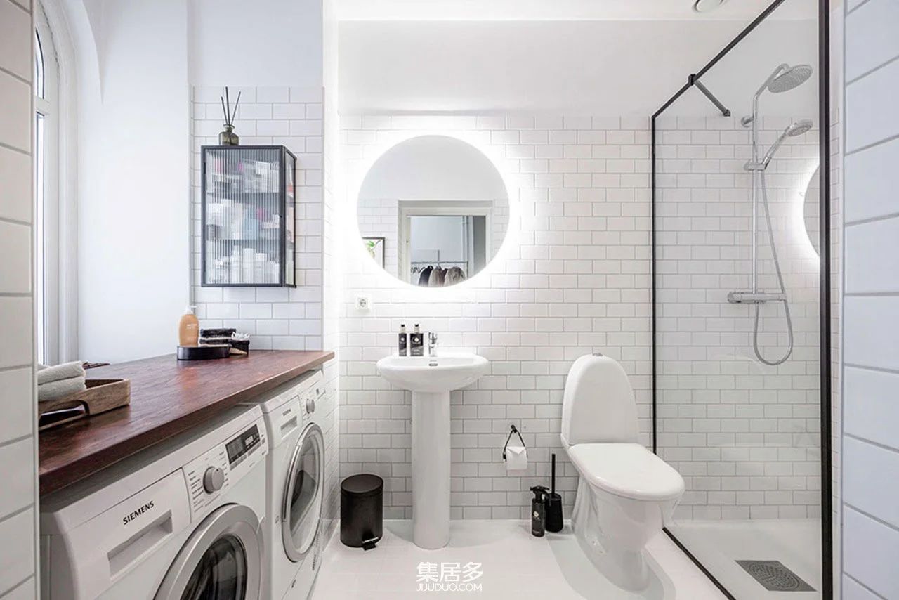 哥德堡 19 世纪建筑玻璃后卧室公寓丨瑞典-27