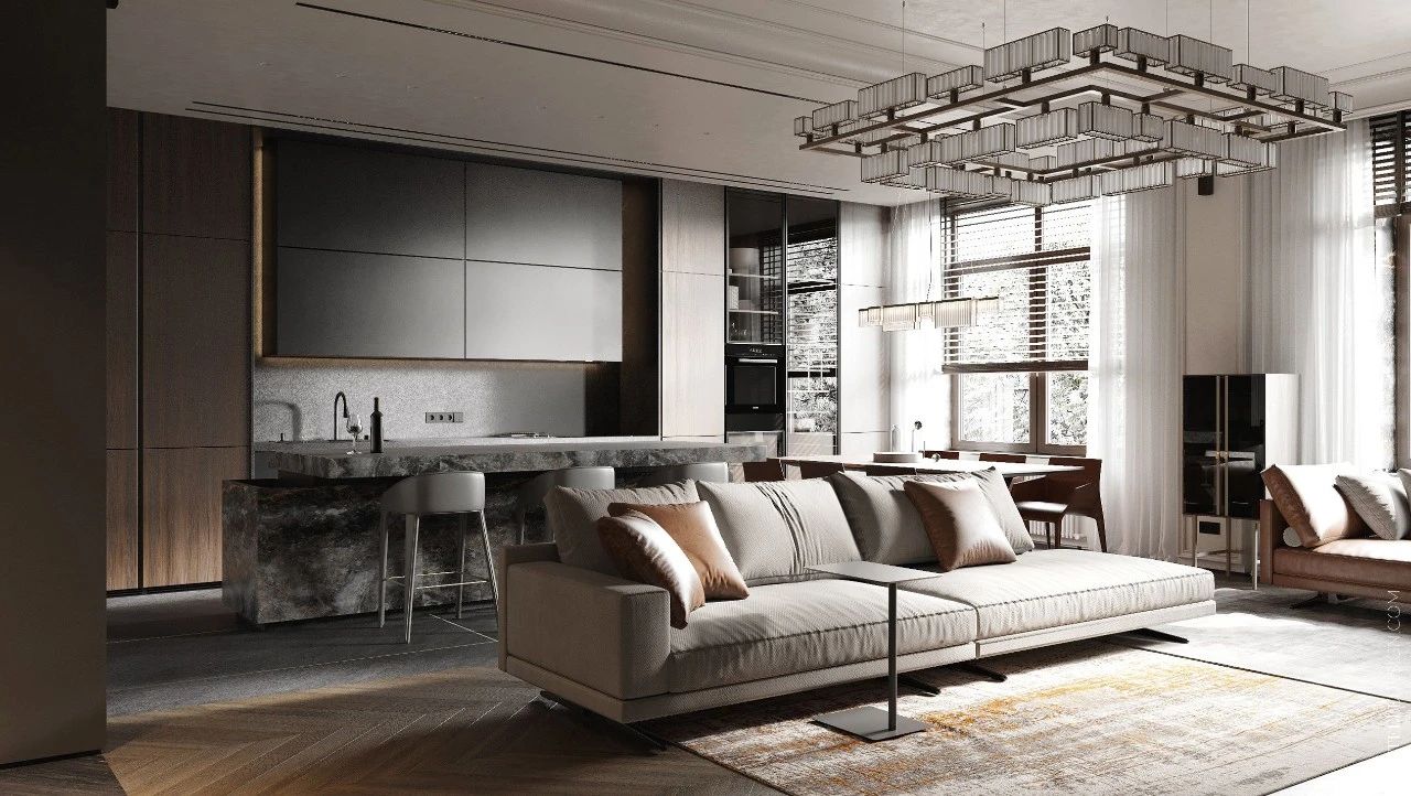 168㎡高级灰空间设计丨Cartelle Design-16