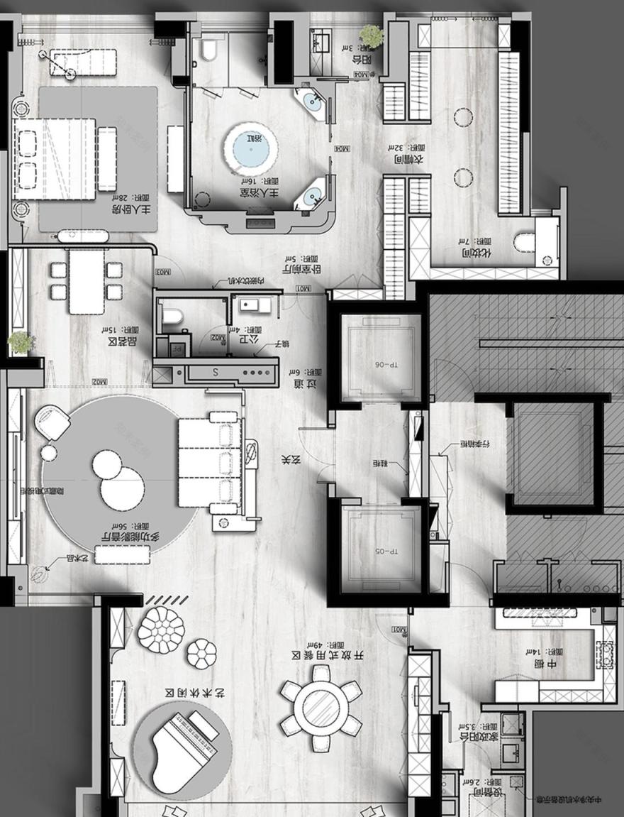 深圳350㎡大平层,独居悦己丨中国深圳-107