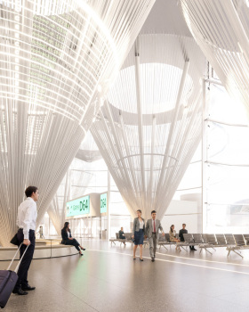 《光之锥体:KPLN 设计的鄂木斯克机场》丨俄罗斯鄂木斯克