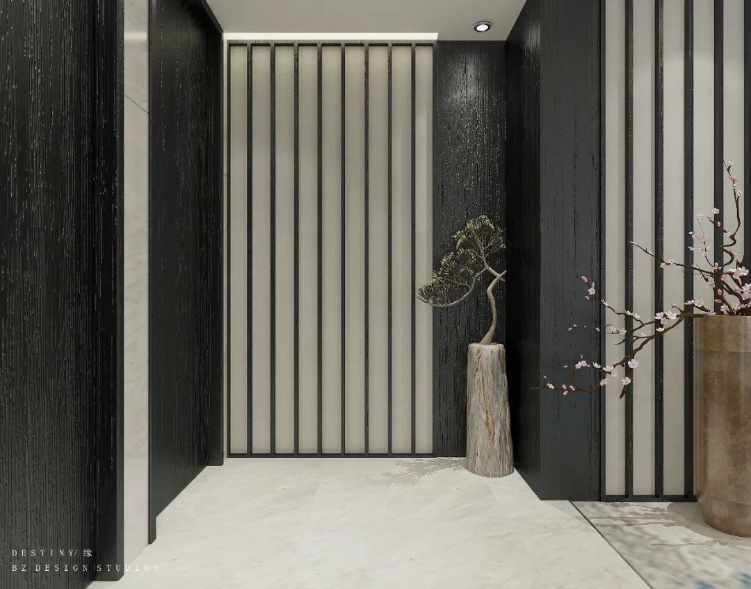 缘起东方 | 盐城行政酒廊的山水墨韵-8