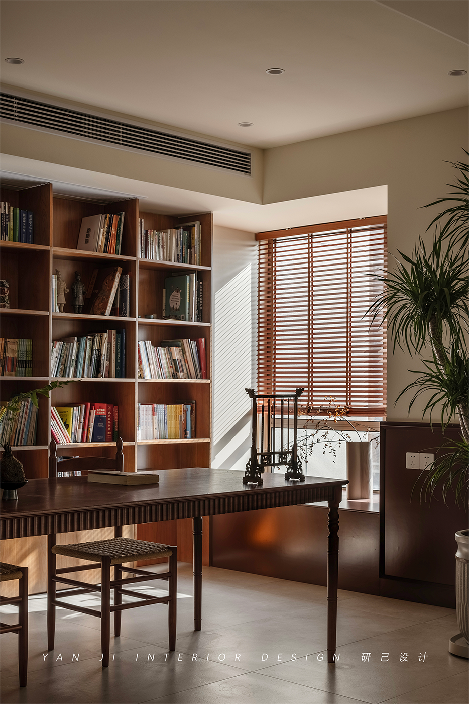 复古绿植上海宅丨中国芜湖丨研己设计-28