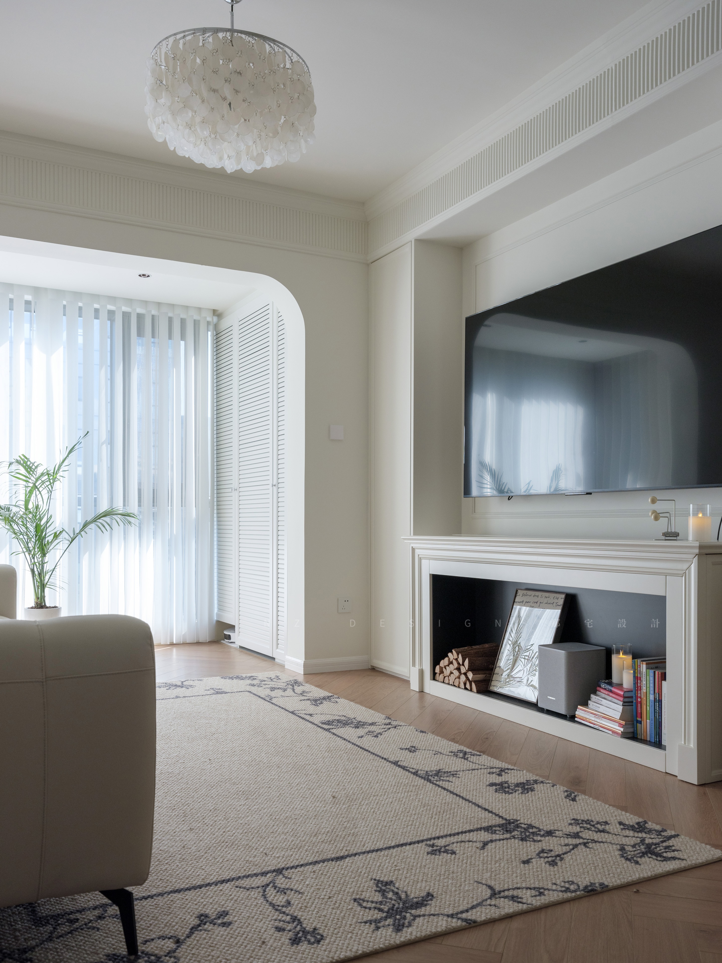 90后两人一猫的惬意法式奶油风丨中国深圳丨那宅设计事务所-32