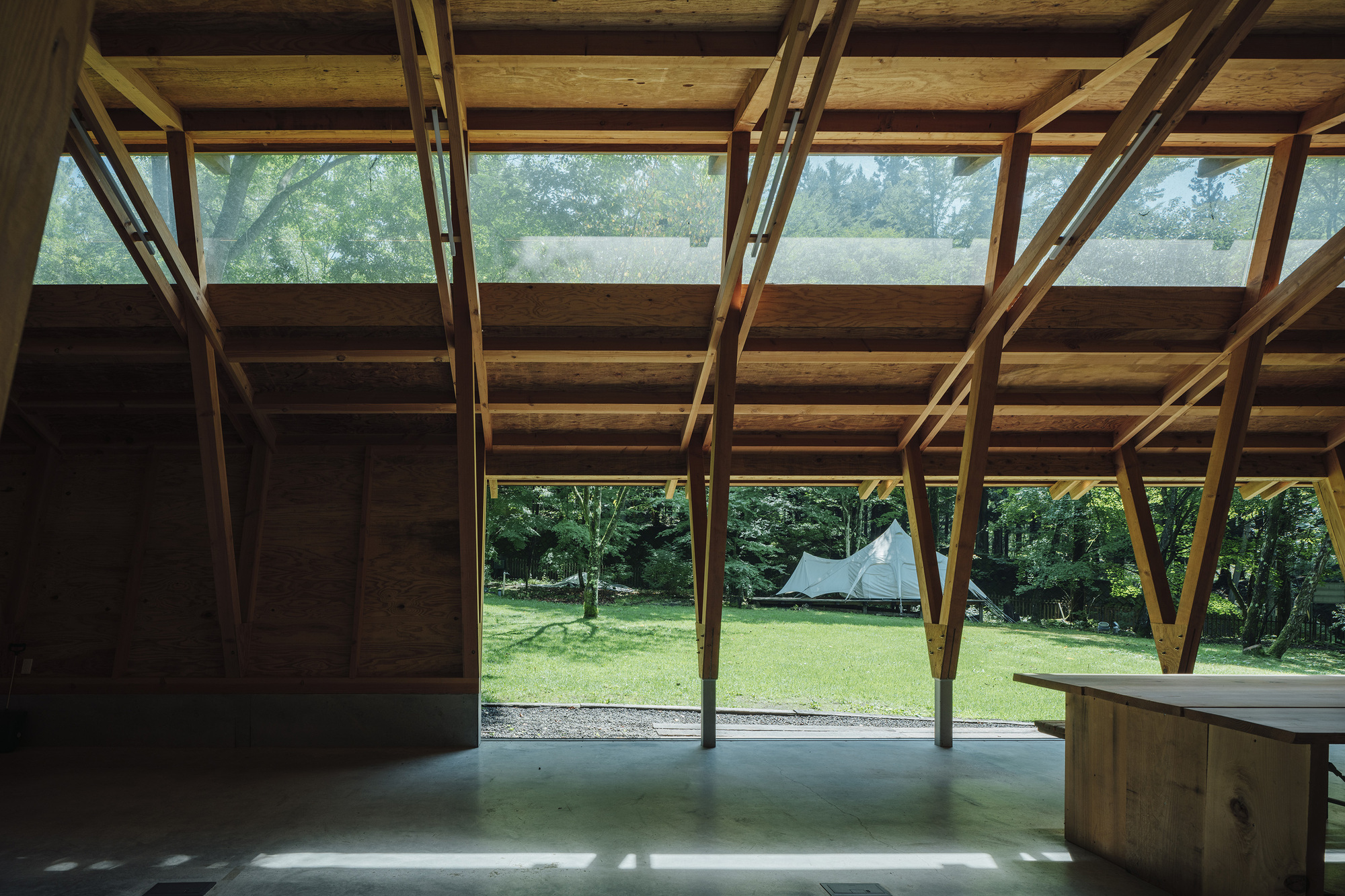 三屋顶木材大厅丨日本丨OOTT-14