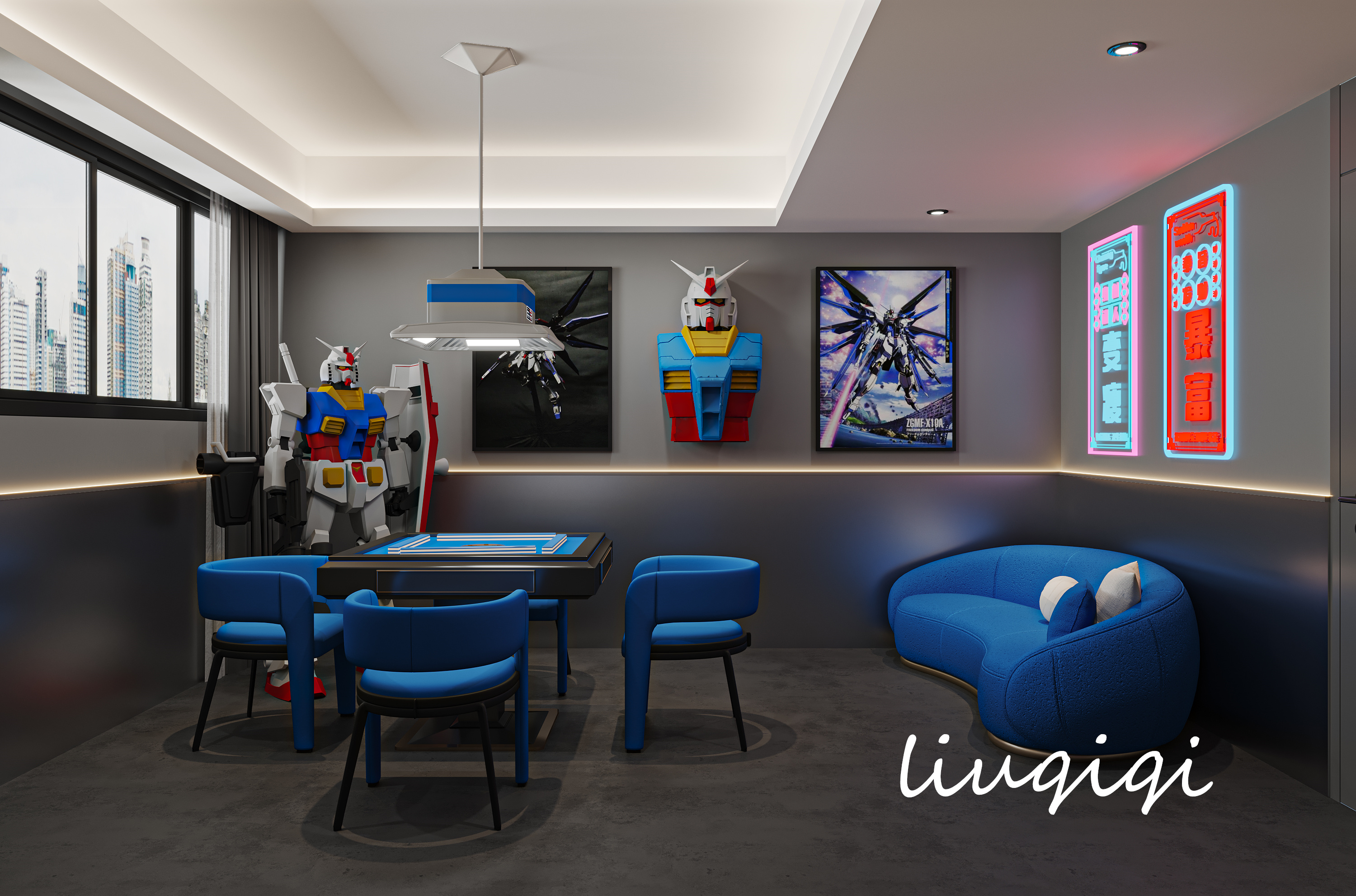 棋牌室设计 | 自由，充满活力的娱乐新地标-1