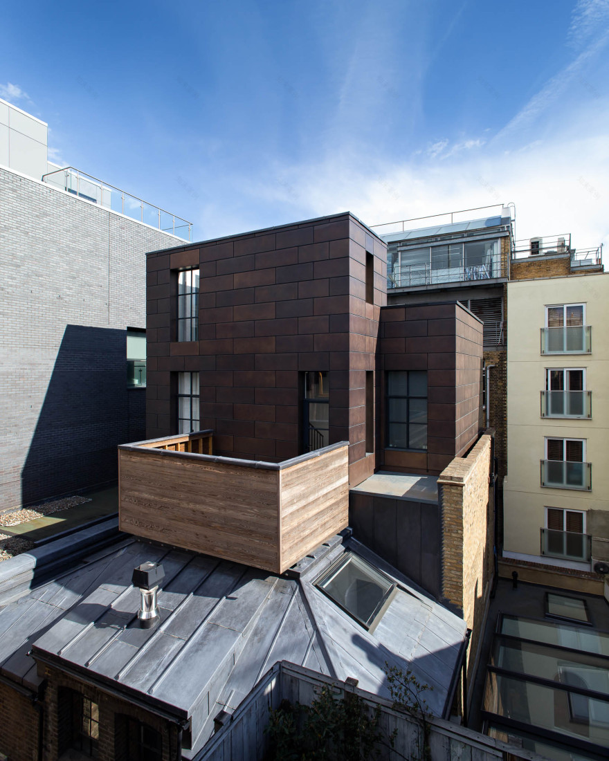 伦敦前啤酒厂改造,创新家庭居住空间-10