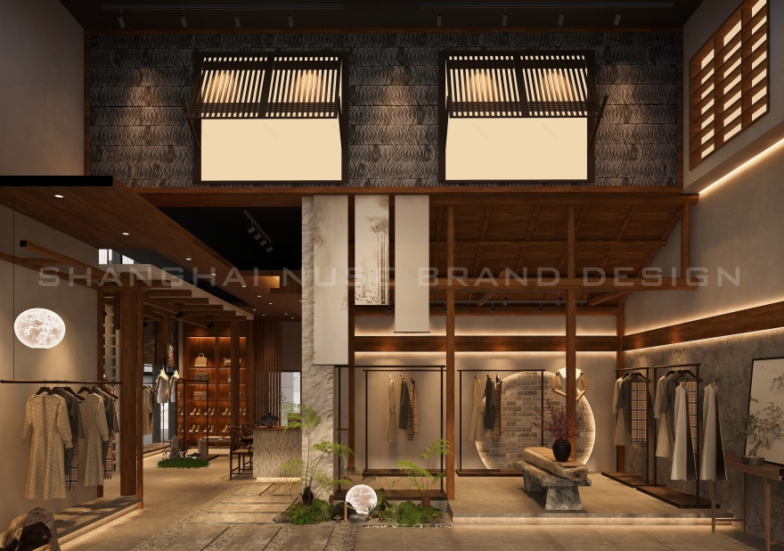 不搞套路搞腔调!新中式服装店把"东方高级感"玩明白了-28