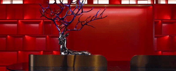 曾建龙打造花禾牛浦东店 | 红艳空间里的美学盛宴-14