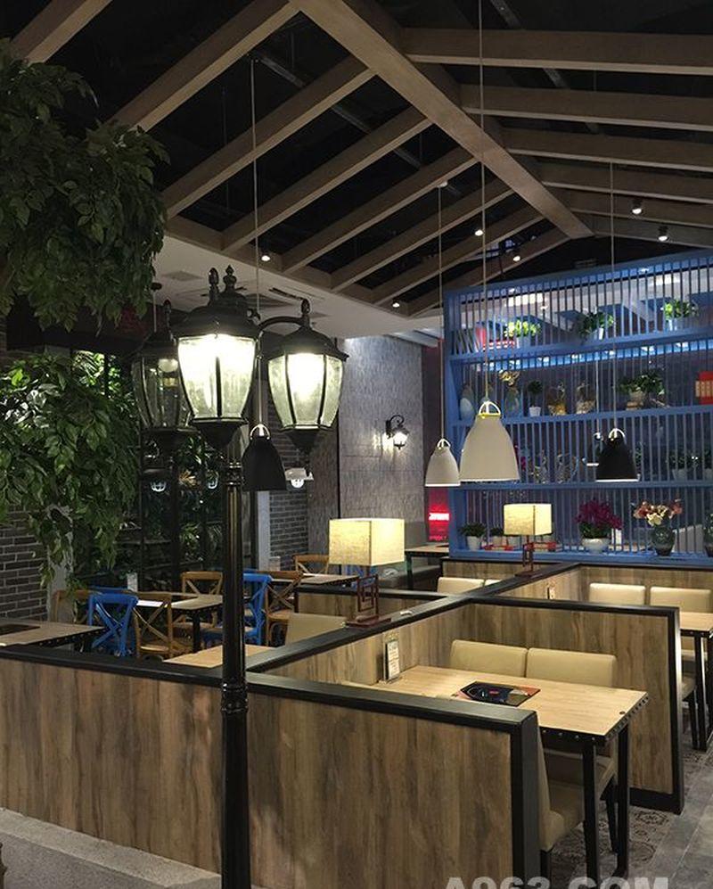 深圳野妹火锅店装饰设计-13