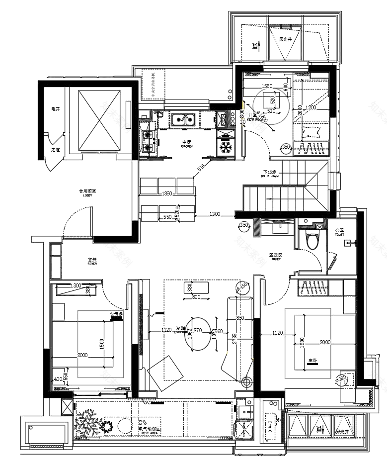金地·阅峯下叠样板间丨中国河北丨EH DESIGN GROUP极尚软装陈设团队-41