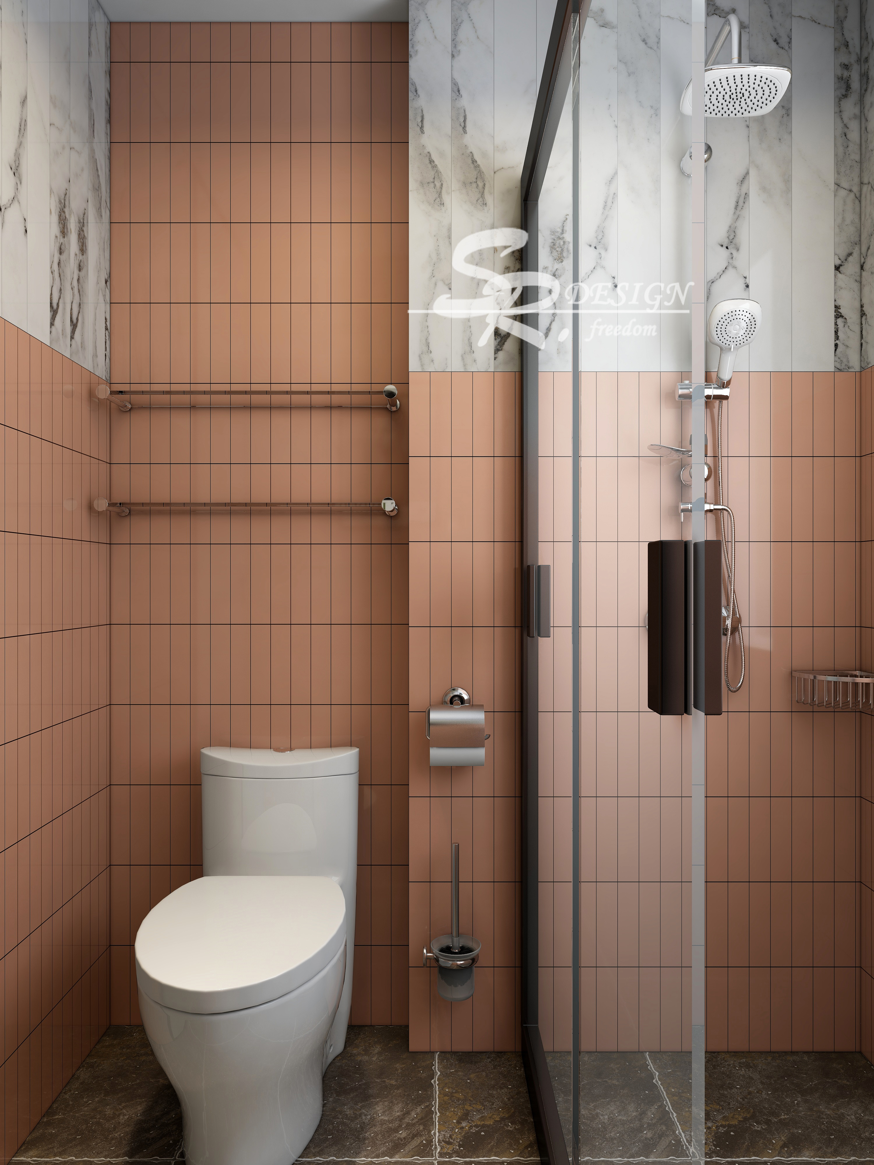 现代复古混搭风 · 96 平花繁设计样板间-38