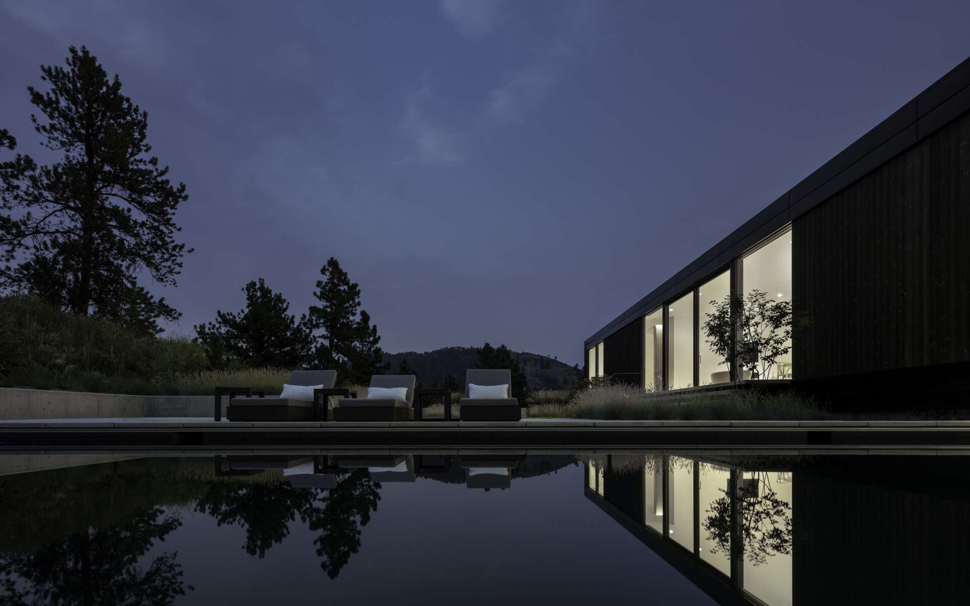 模糊之居，镜像山景的现代艺术空间-82