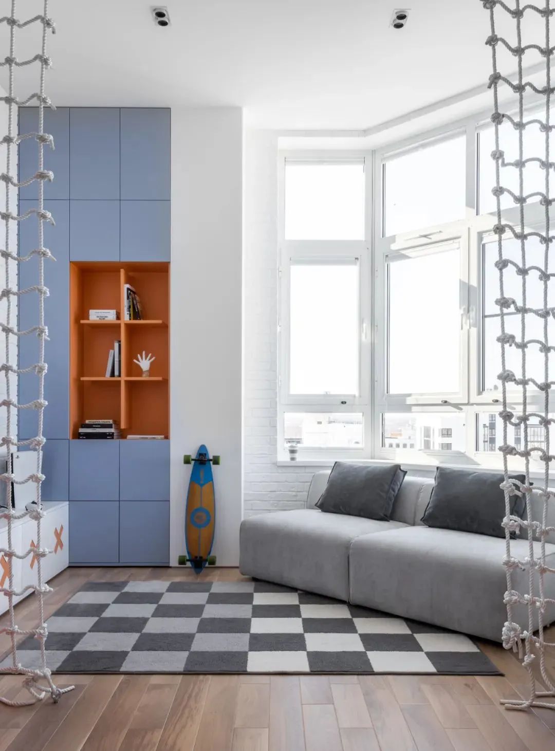 暖色调的 140㎡三口之家-18