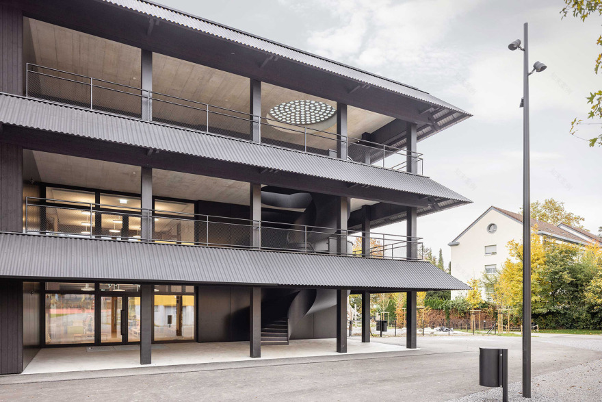 Steinwies Schwerzenbach小学丨瑞士丨Schmid Ziörjen Architektenkollektiv-12
