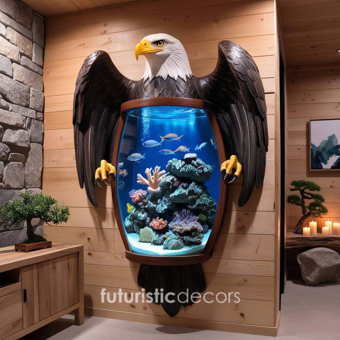 不可思议的白头海雕水族馆丨FuturisticDecors-80