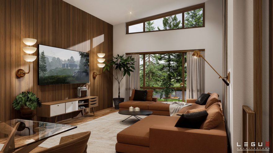 户型图 Ë·241
注:Plan de maison常见意思是房屋平面图;户型图 ,这里Ë·241不太明确具体所指,按原文保留呈现 丨LEGUË architecture-43