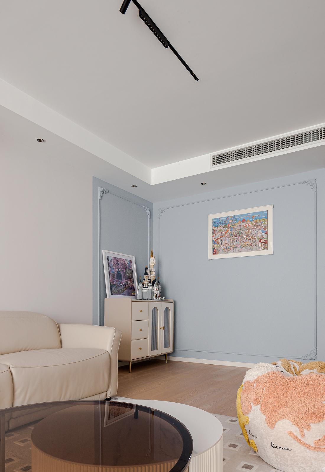 法式北欧混搭婚房设计丨7KK 设计-34