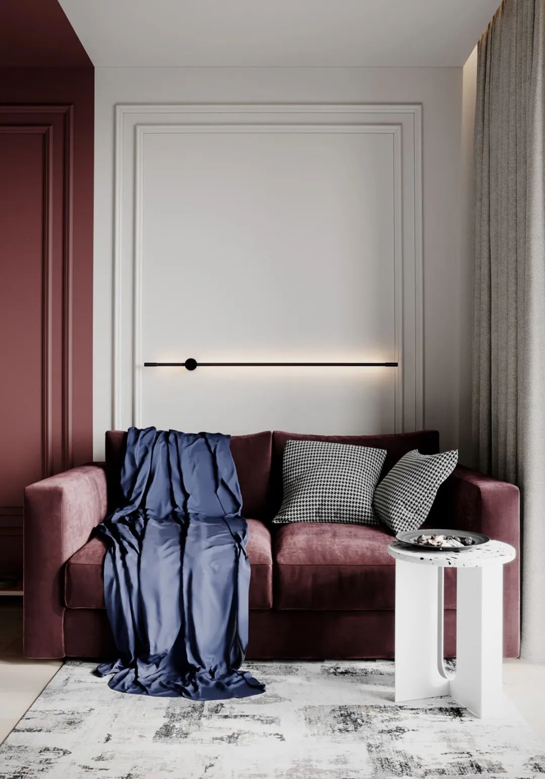 86㎡二居室公寓设计丨意大利丨意大利室内设计师Valeria Mahu-48