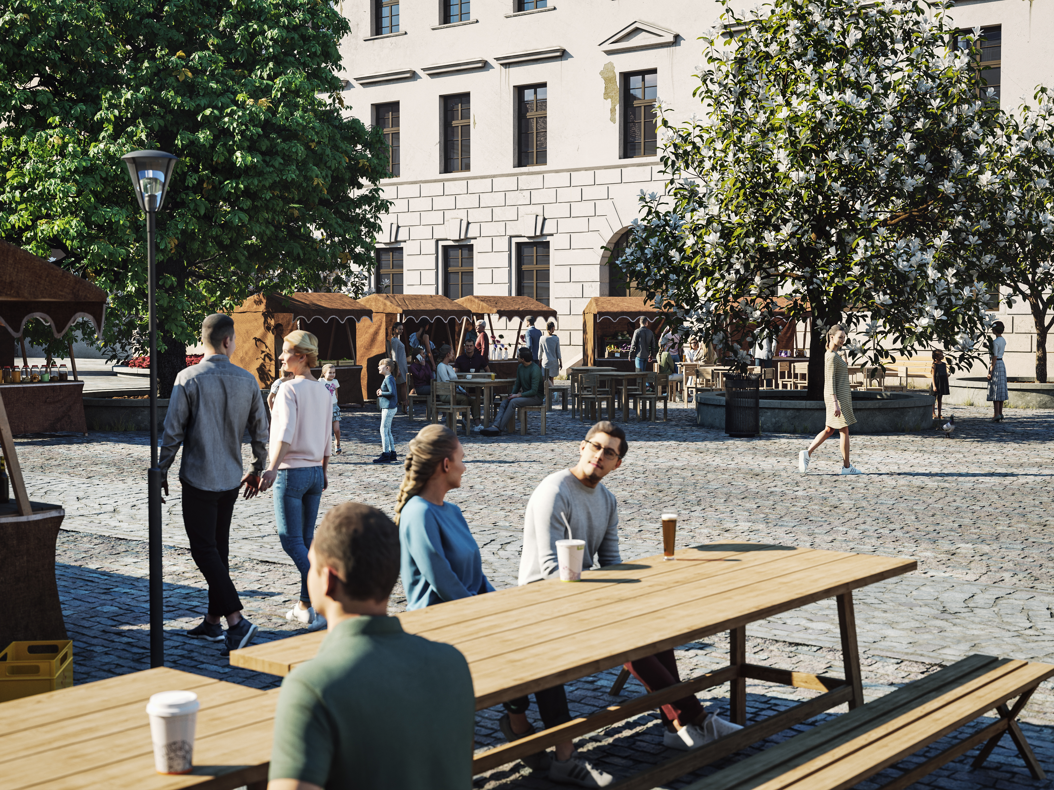 Náměstí Republiky（共和国广场）3D 模型丨意大利布拉-7