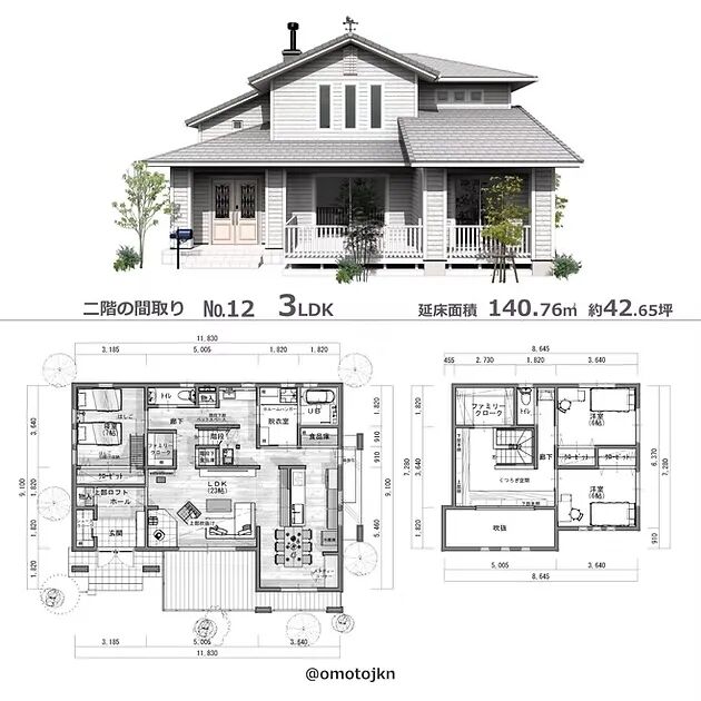 日式住宅附平面图案例-27