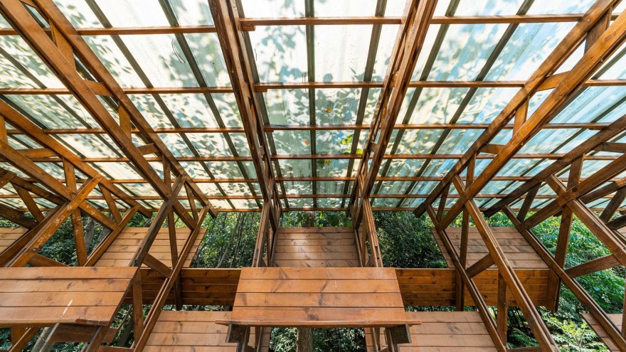 镇江茅山景区陈庄轻木水榭装置丨中国镇江丨东南大学建筑学院韩晓峰设计工作室-39