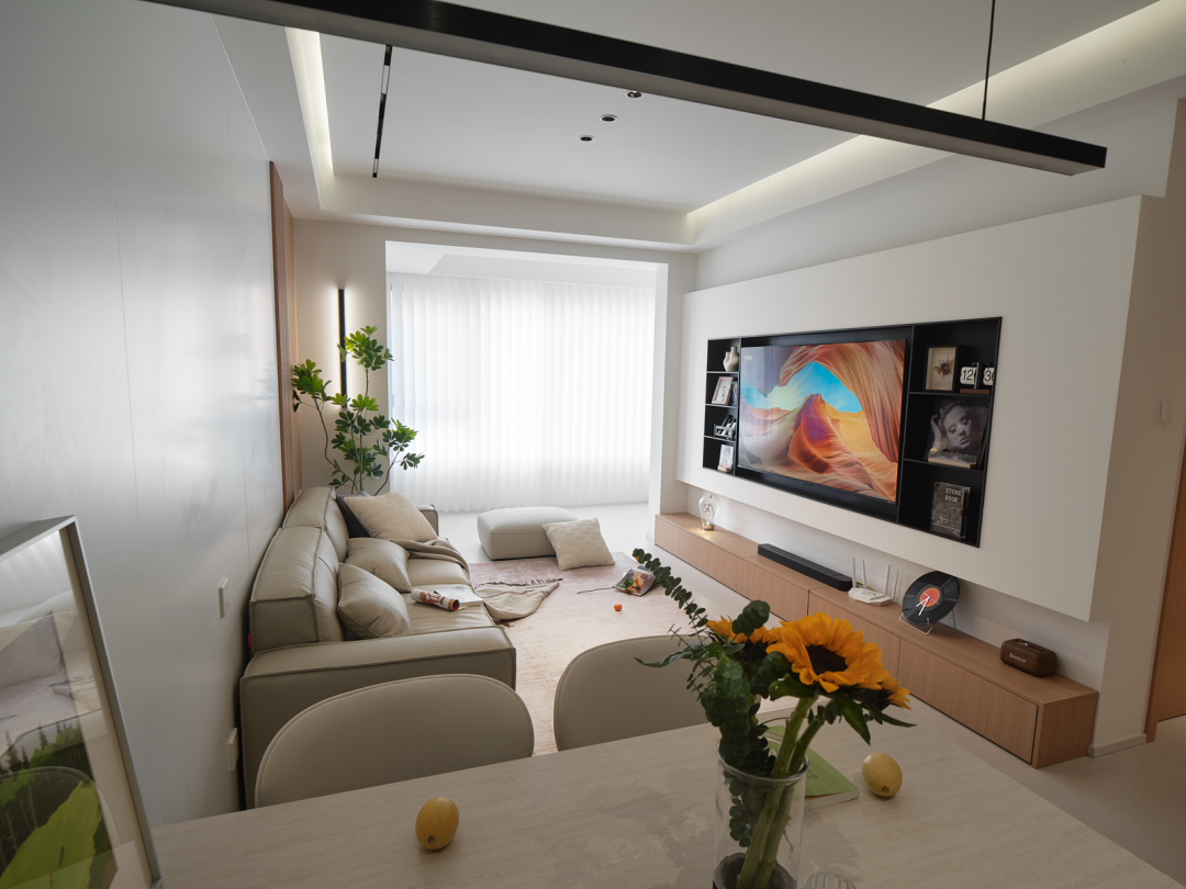 90平现代+原木奶油风家装丨中国闵行丨上海欧碧雅空间设计-17