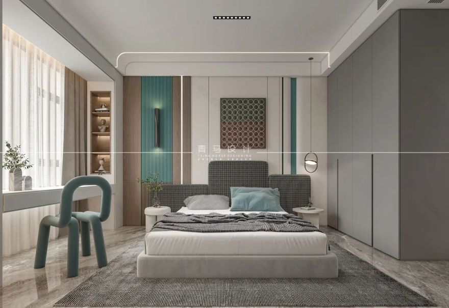 龙湖景粼天序现代平层丨中国西安丨青马别墅设计-24