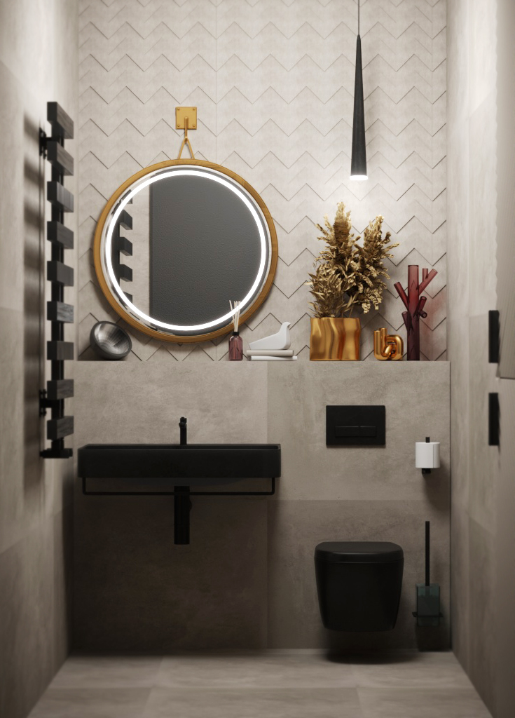 ЖК Берег Столицы 481м² таунхаус设计丨бюро ARXY-40