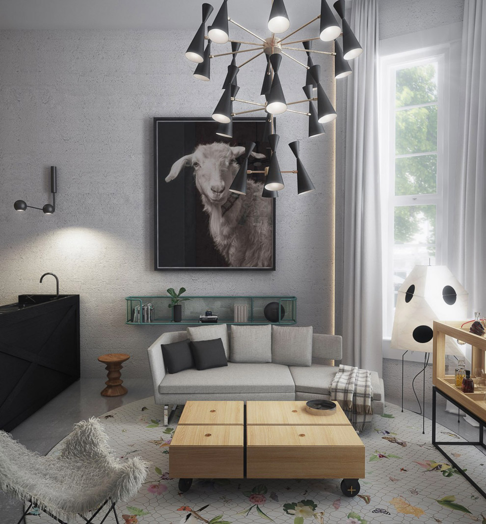 摩登时尚诺丁山年轻情侣公寓丨英国伦敦丨Art Buro工作室-14