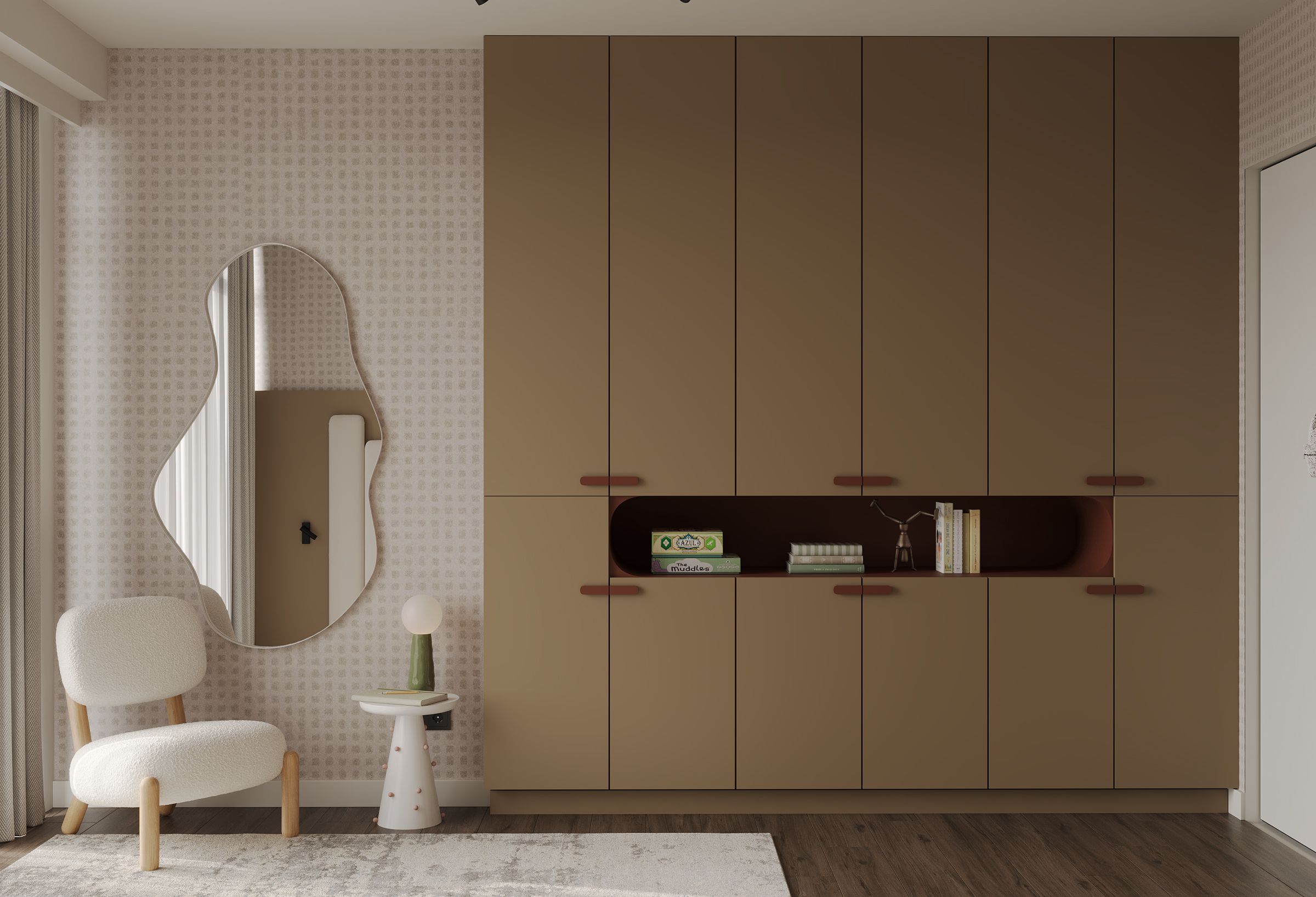 女孩卧室室内设计丨亚美尼亚丨Astghik Khacahatryan-6