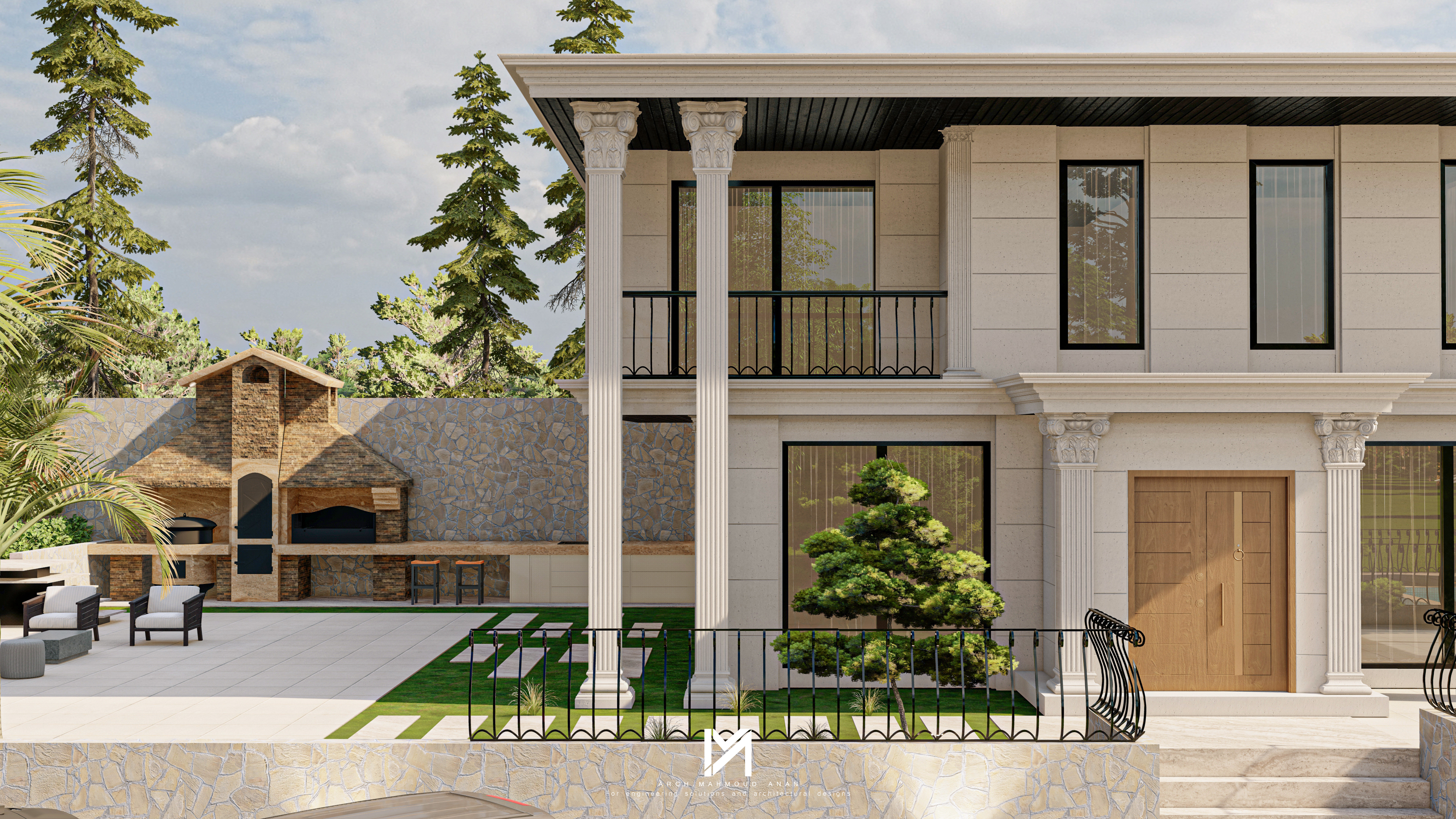 MODERN VILLA DESIGN WITH LANDSCAPE - IRAQ-5