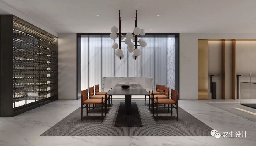 浙江柯桥 1000+㎡顶级现代别墅设计-40