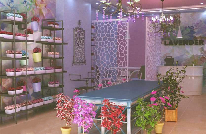 Lavender Flower Shop 室内外设计丨埃及丨El Fath Office-6