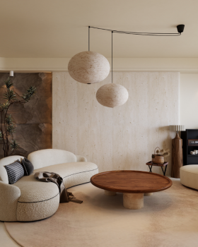 诧寂现代风格客餐厅效果图表现