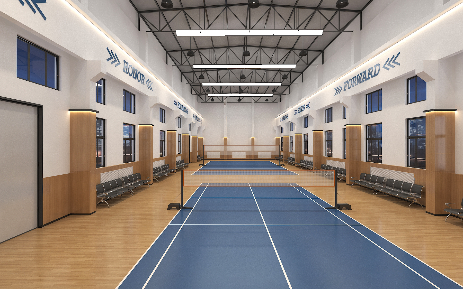 包钢第一热电厂体育馆丨内蒙古正合科技有限公司-3