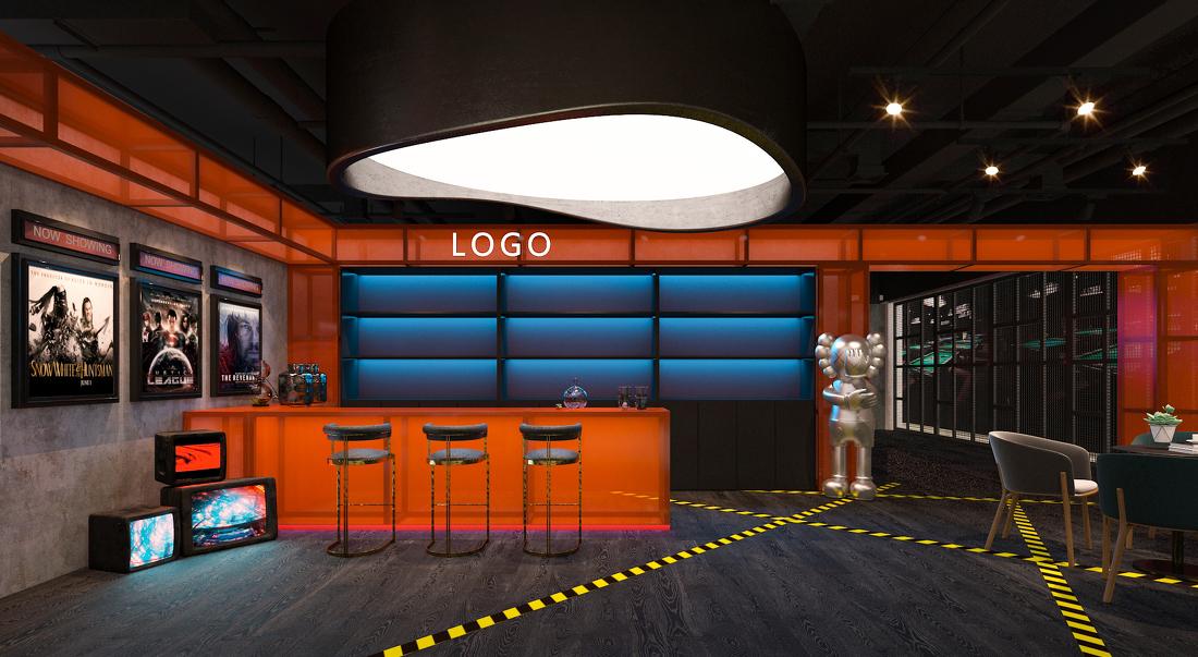 赛博朋克风剧本杀演艺中心-0