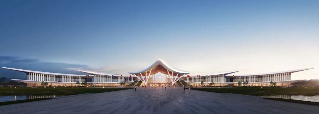 荆江潮起有凤来仪！江汉平原产业交流中心主体结构全面封顶-23