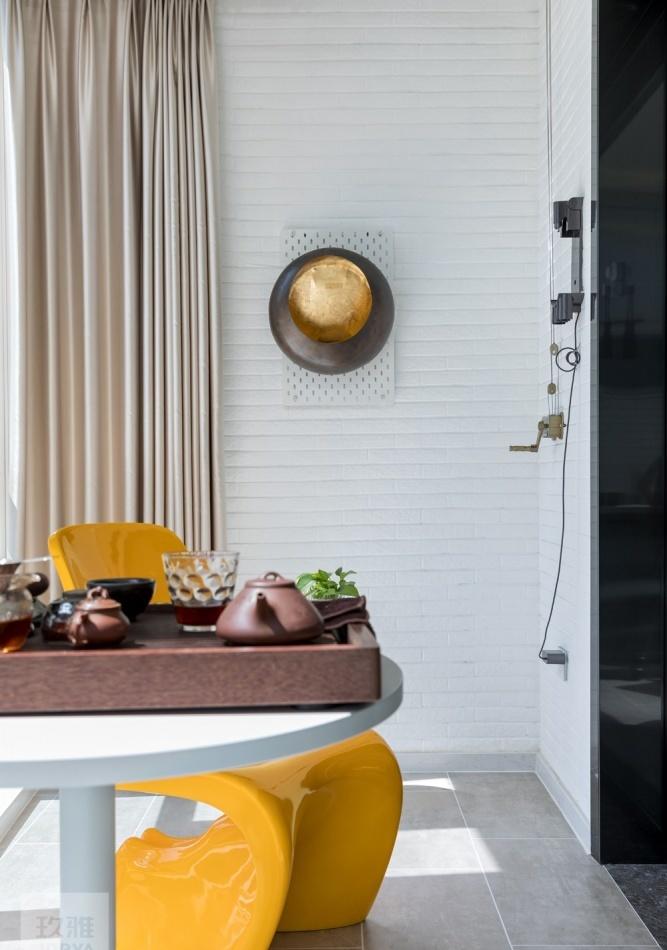 混搭风餐厅 | 岛台餐桌一体，中西厨结合-72