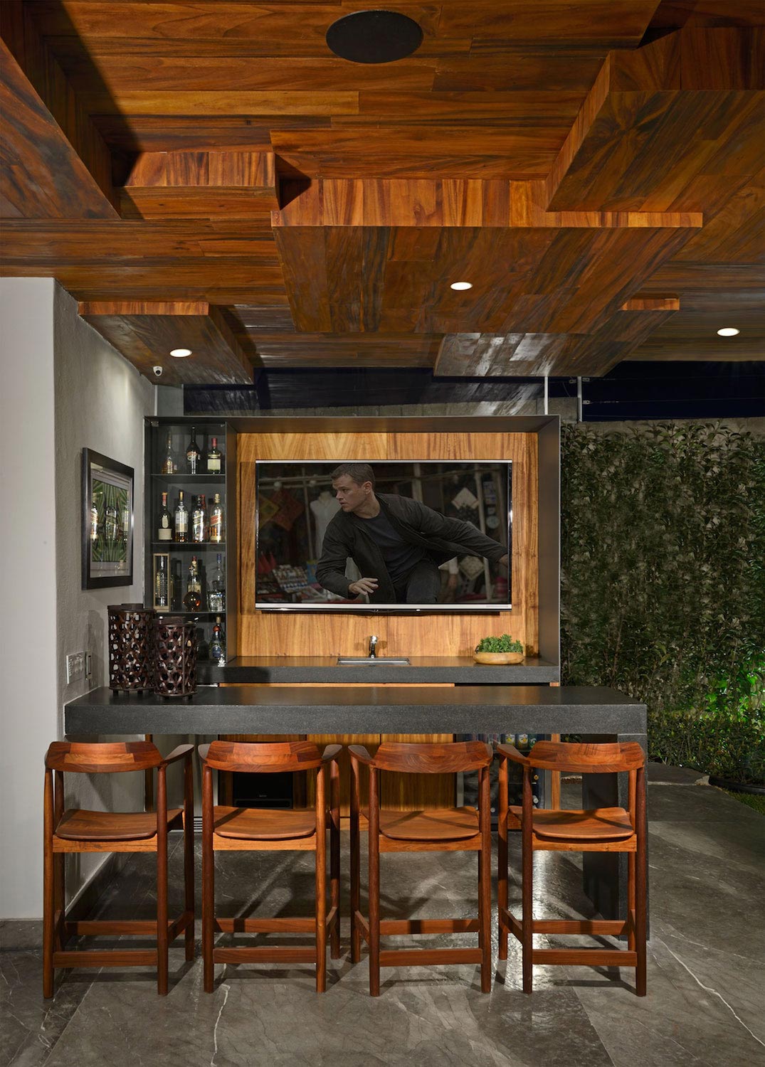 墨西哥瓜达拉哈拉双高空间现代中庭住宅-25