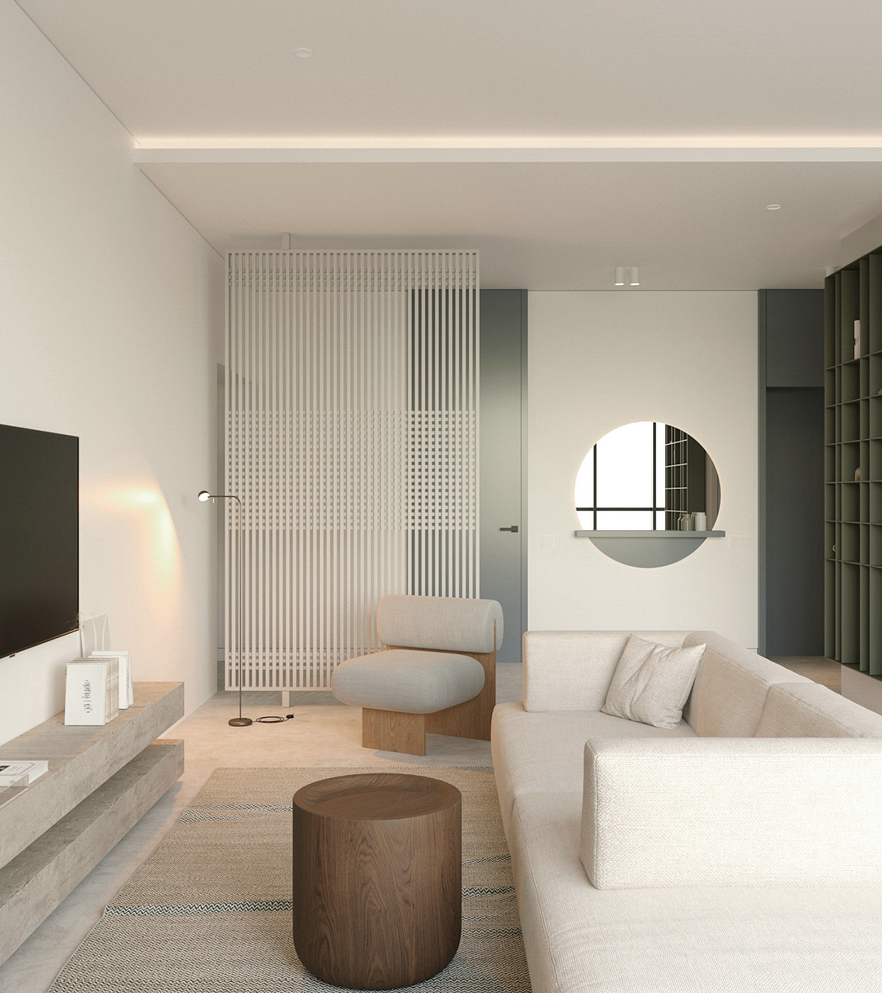 103㎡简约风公寓设计-3