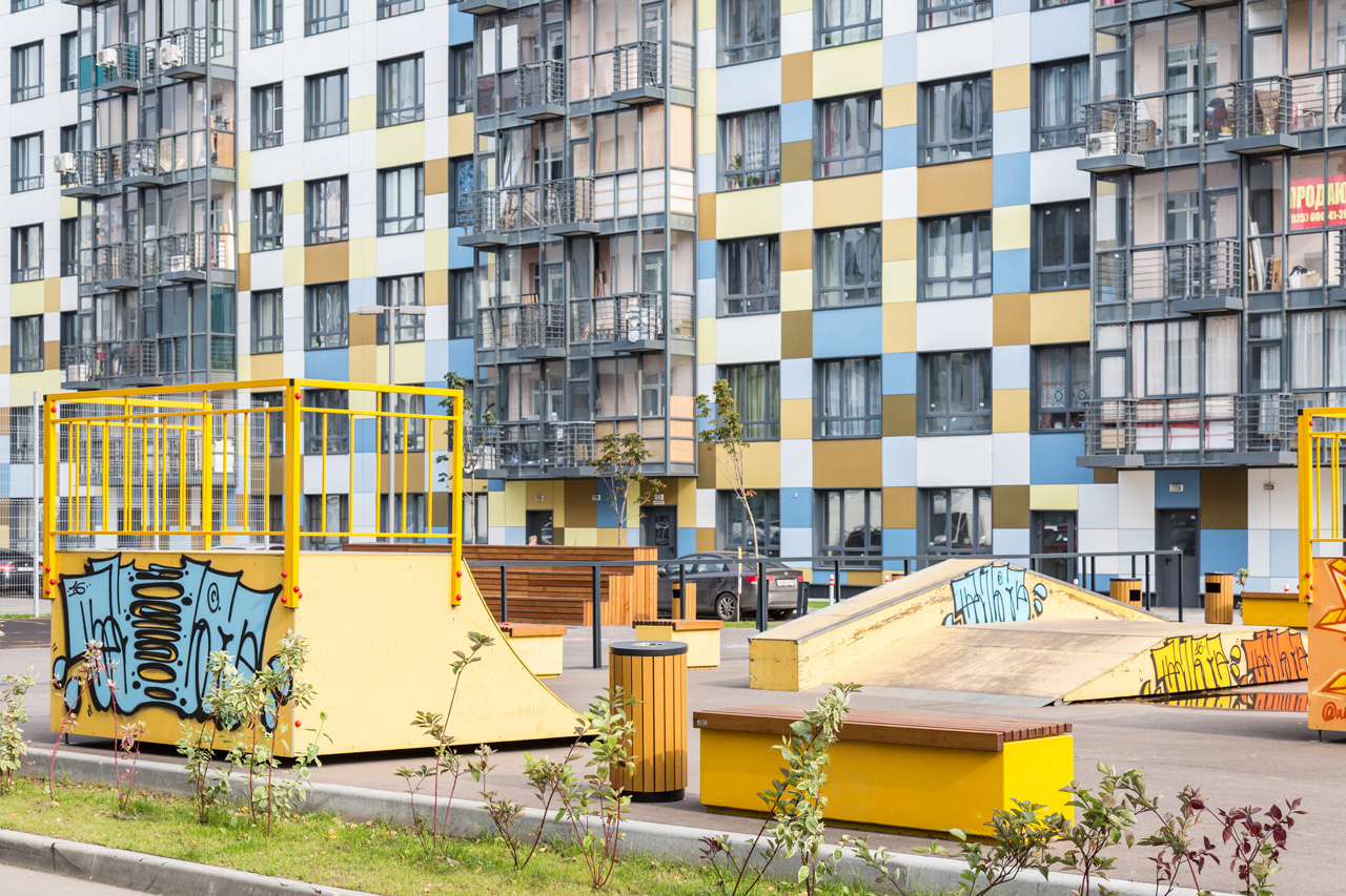 “Новомолоково” 第二阶段舒适级住宅综合体景观设计丨俄罗斯莫斯科丨Megabudka 建筑事务所-75