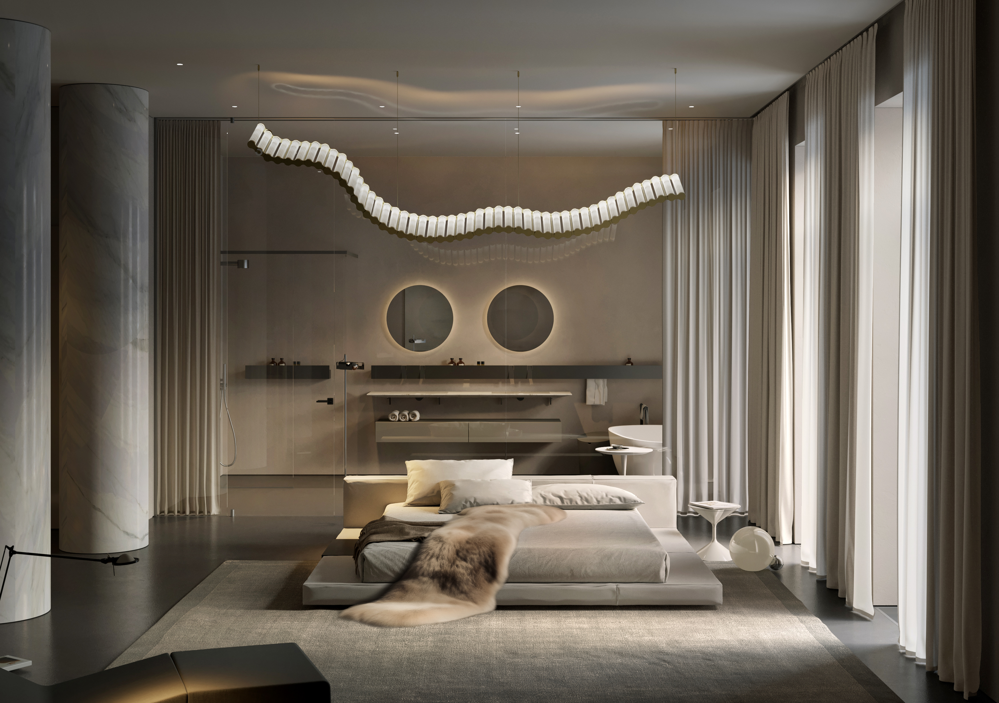 本茶公寓（注：Honchara可能是特定名称，若有更准确信息可使翻译更精准） 丨乌克兰基辅丨Alexey Gulesha,Sergey Molchanov-6