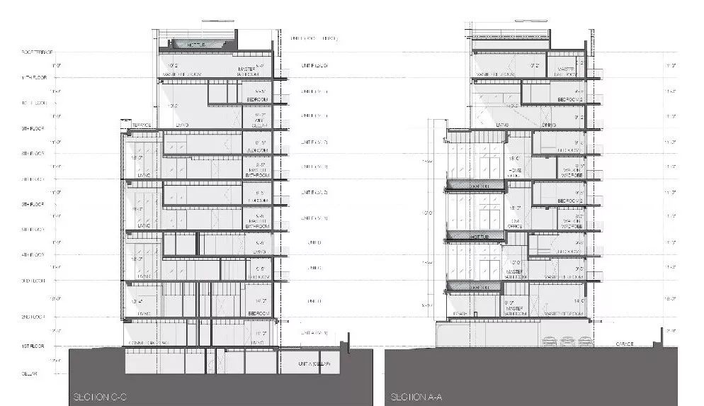 SCDA 新作颠覆住宅设计，曼哈顿顶层复式亮相！-22